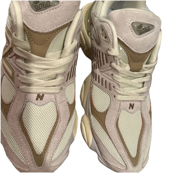 New Balance Shoes - New Balance Women's Cream and Tan Athletic Shoes